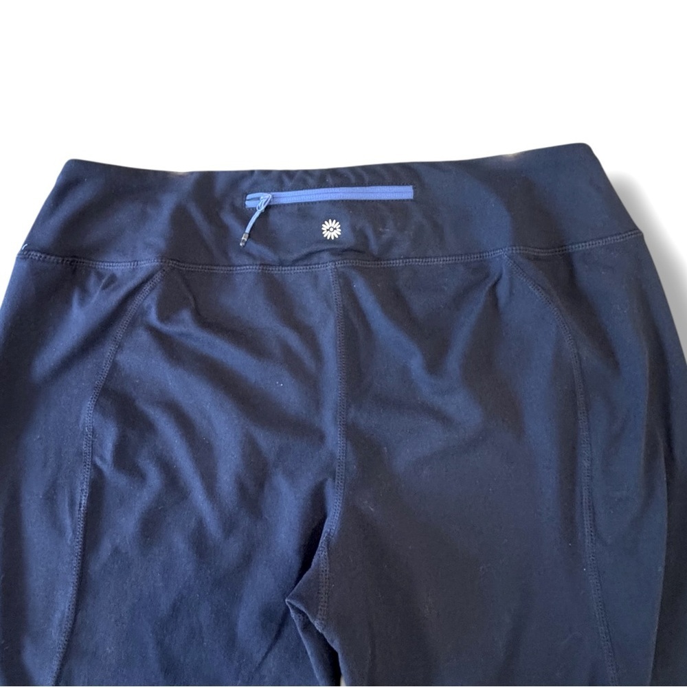 Tangerine Size XL Leggings Yoga Athletic Capri Pants Dark Gray Blue - Picture 3 of 7